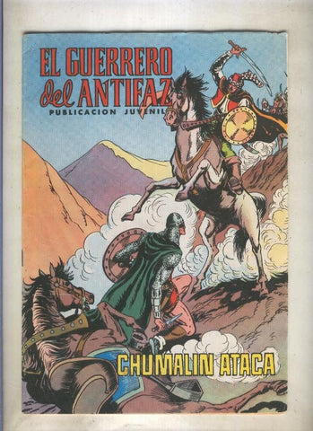 El Guerrero del Antifaz color numero 147: Chumalin ataca (numerado 1 en trasera)