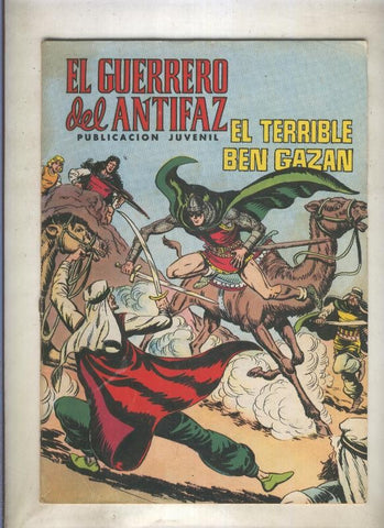 El Guerrero del Antifaz color numero 150: El terrible Ben Gazan (numerado 1 en trasera)