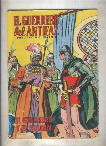 El Guerrero del Antifaz color numero 161: El guerrero y el Sultan (numerado 2 en trasera)