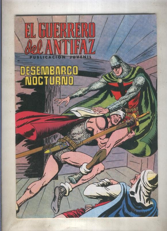 El Guerrero del Antifaz color numero 166: Desembarco nocturno (numerado 2 en trasera)