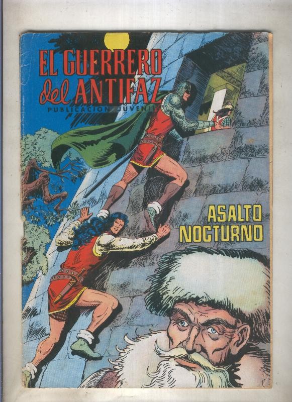 El Guerrero del Antifaz color numero 172: Asalto nocturno (numerado 1 en trasera)