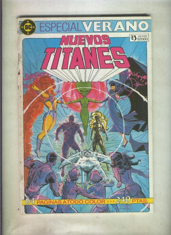 Nuevos Titanes especial verano (numerado 02 en trasera)