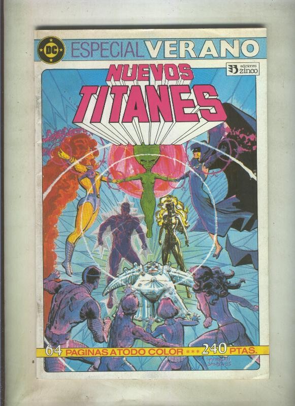 Nuevos Titanes especial verano (numerado 04 en trasera)