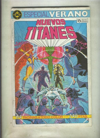 Nuevos Titanes especial verano (numerado 06 en trasera)