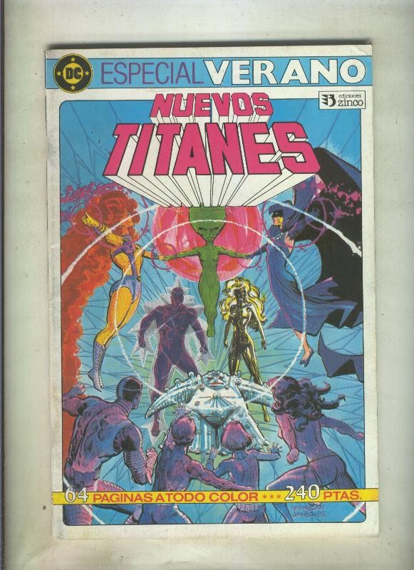Nuevos Titanes especial verano (numerado 07 en trasera)