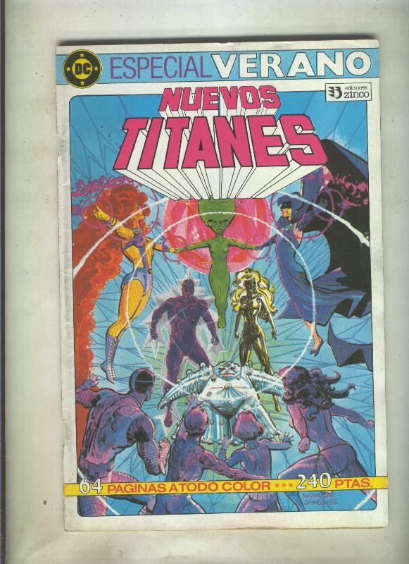 Nuevos Titanes especial verano (numerado 08 en trasera)