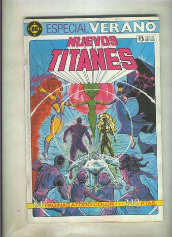 Nuevos Titanes especial verano (numerado 08 en trasera)