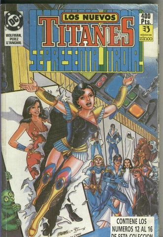 Nuevos Titanes volumen 2 retapado numero 12 al 16