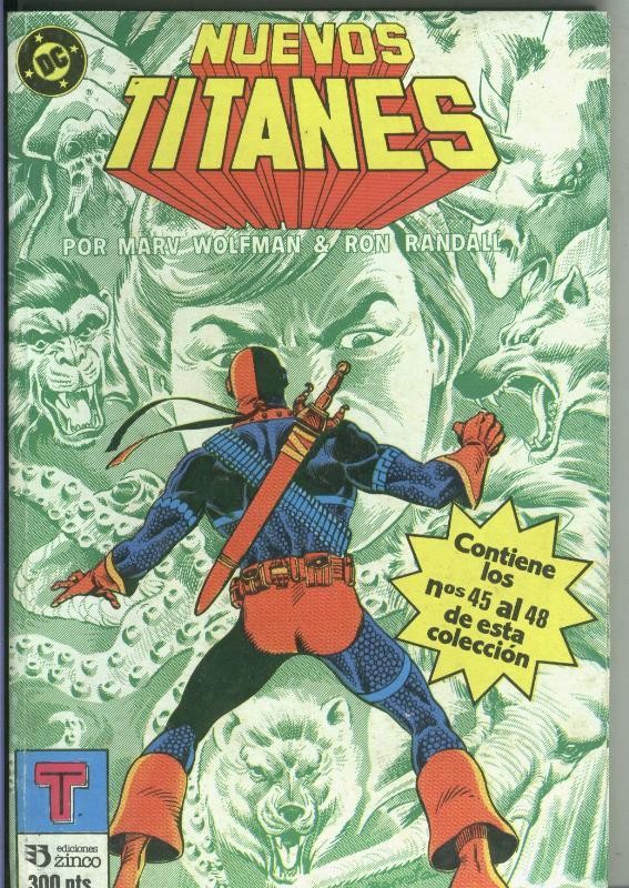 Nuevos Titanes volumen 1 retapado numero 45 al 48