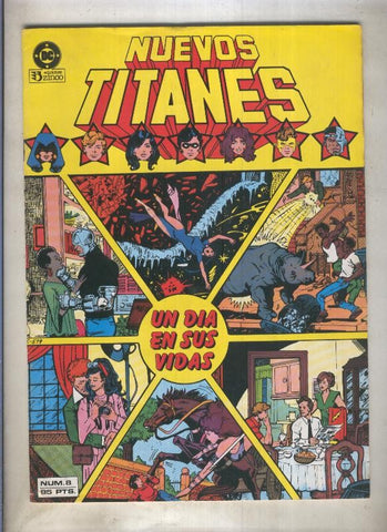 Nuevos Titanes volumen 1 numero 08 (numerado 5 en trasera)
