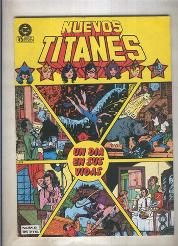 Nuevos Titanes volumen 1 numero 08 (numerado 7 en trasera)