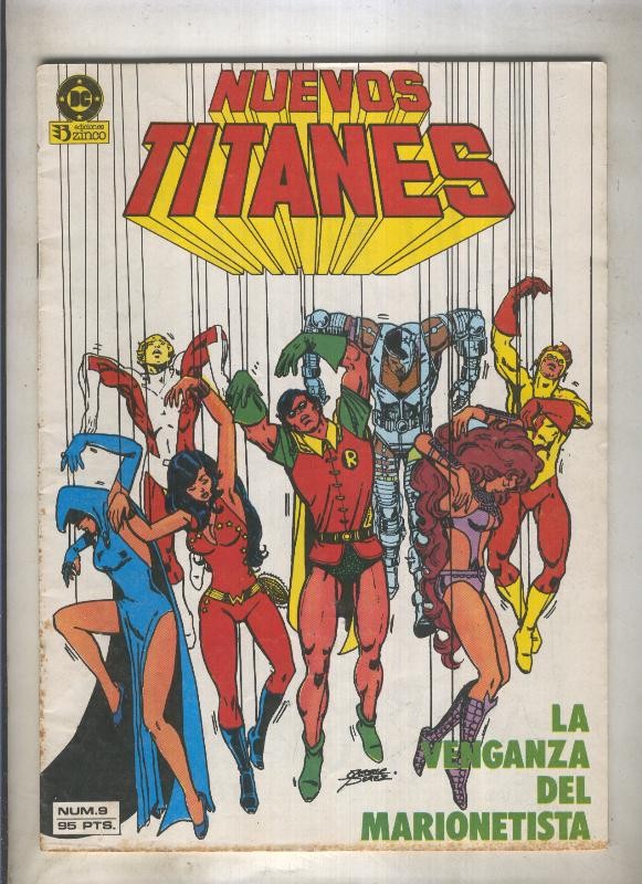 Nuevos Titanes volumen 1 numero 09 (numerado 8 en trasera)