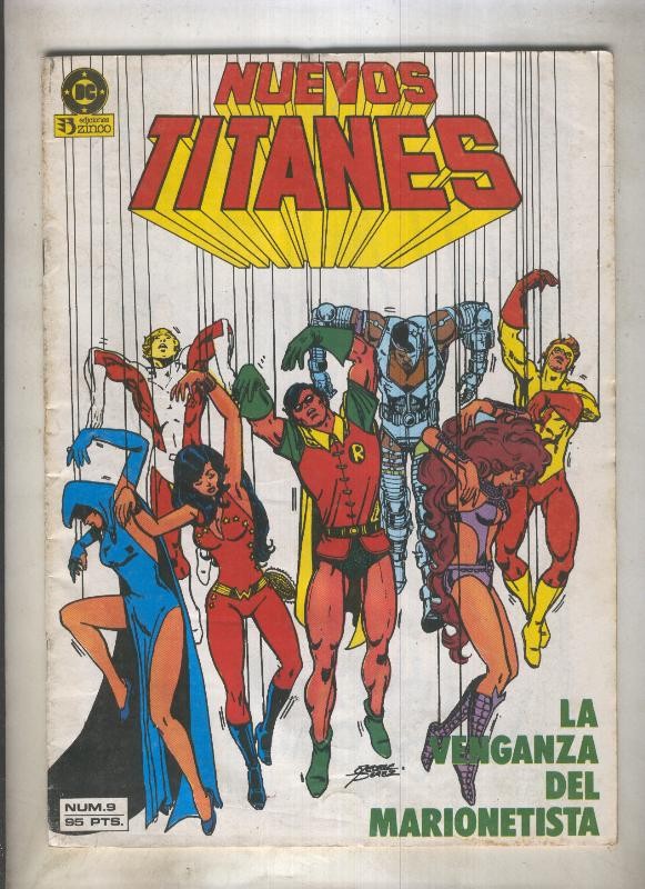 Nuevos Titanes volumen 1 numero 09 (numerado 10 en trasera)
