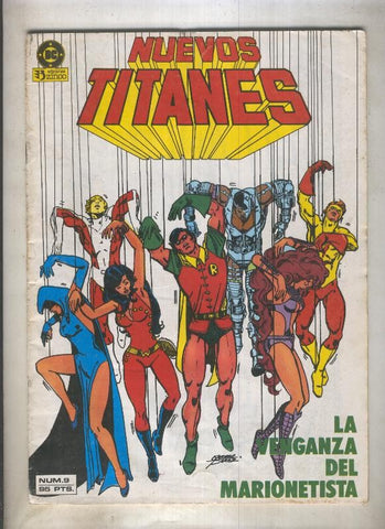 Nuevos Titanes volumen 1 numero 09 (numerado 10 en trasera)