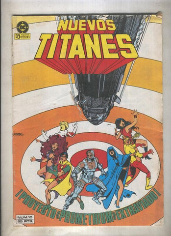 Nuevos Titanes volumen 1 numero 10 (numerado 2 en trasera)