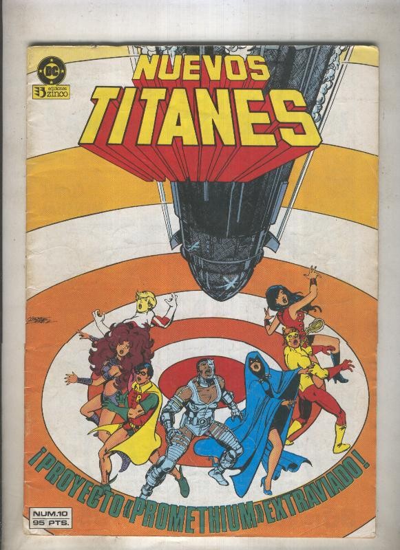 Nuevos Titanes volumen 1 numero 10 (numerado 3 en trasera)
