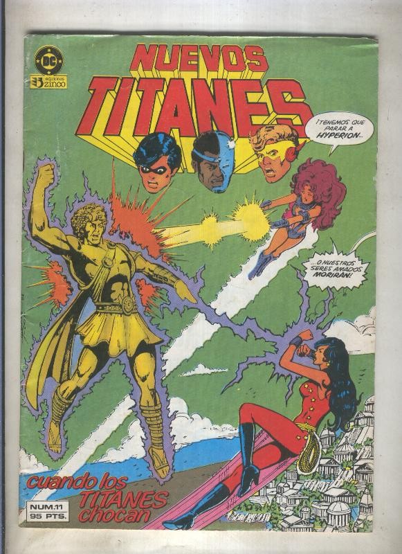 Nuevos Titanes volumen 1 numero 11 (numerado 2 en trasera)