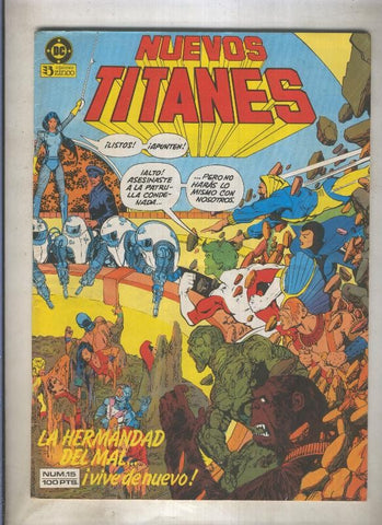Nuevos Titanes volumen 1 numero 15 (numerado 2 en trasera)
