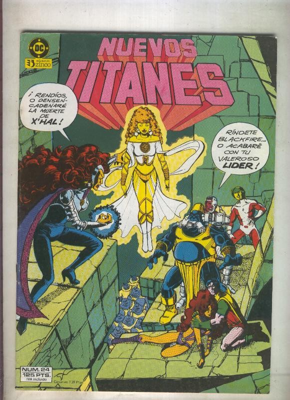 Nuevos Titanes volumen 1 numero 24 (numerado 2 en trasera)