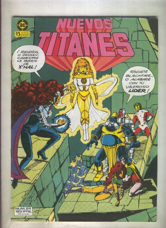 Nuevos Titanes volumen 1 numero 24 (numerado 3 en trasera)