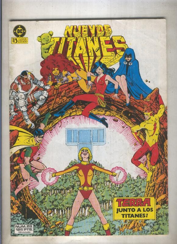 Nuevos Titanes volumen 1 numero 28 (numerado 2 en trasera)