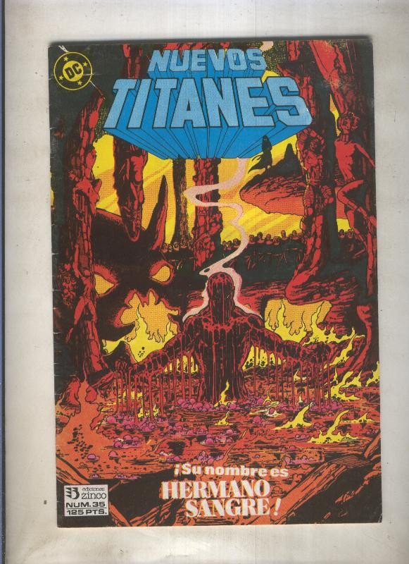 Nuevos Titanes volumen 1 numero 35 (numerado 1 en trasera)