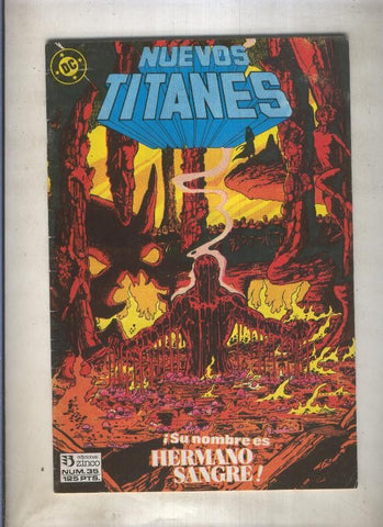 Nuevos Titanes volumen 1 numero 35 (numerado 1 en trasera)