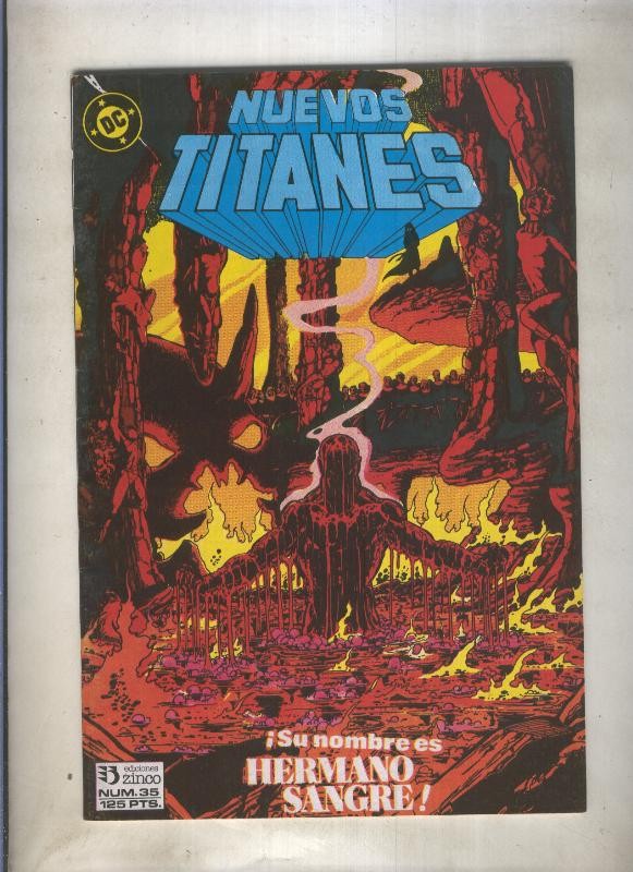 Nuevos Titanes volumen 1 numero 35 (numerado 2 en trasera)