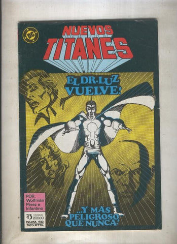 Nuevos Titanes volumen 1 numero 40 (numerado 1 en trasera)