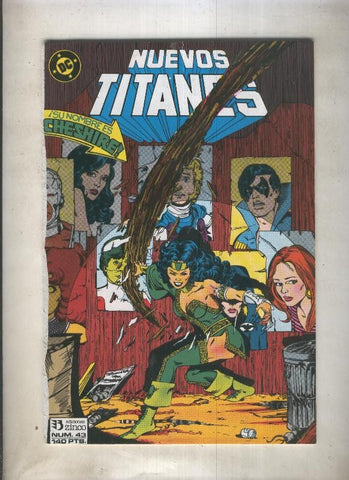 Nuevos Titanes volumen 1 numero 43 (numerado 1 en trasera)