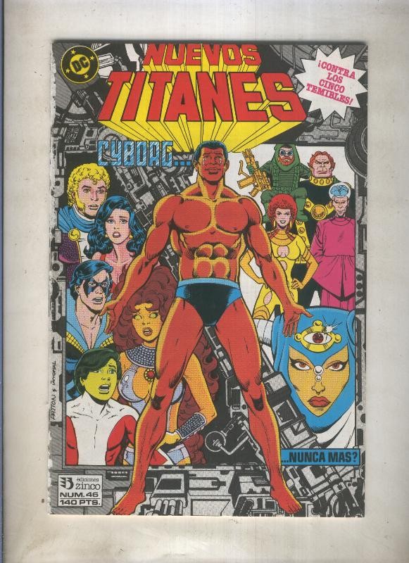 Nuevos Titanes volumen 1 numero 46 (numerado 1 en trasera)