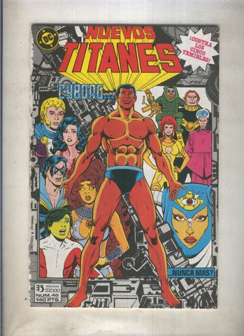 Nuevos Titanes volumen 1 numero 46 (numerado 1 en trasera)