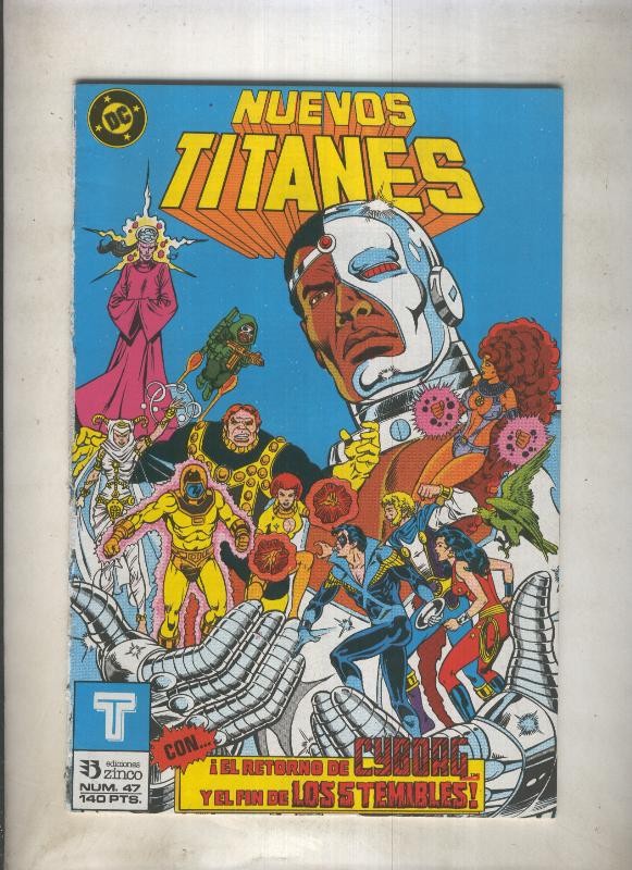 Nuevos Titanes volumen 1 numero 47 (numerado 2 en trasera)