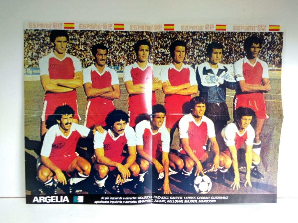 Poster Mundial 1982 numerado 16: Argelia