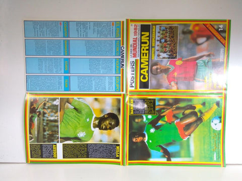 Poster Mundial 1982 numerado 14: Camerun