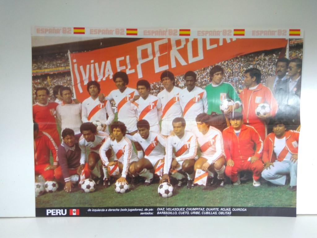 Poster Mundial 1982 numerado 12: Peru
