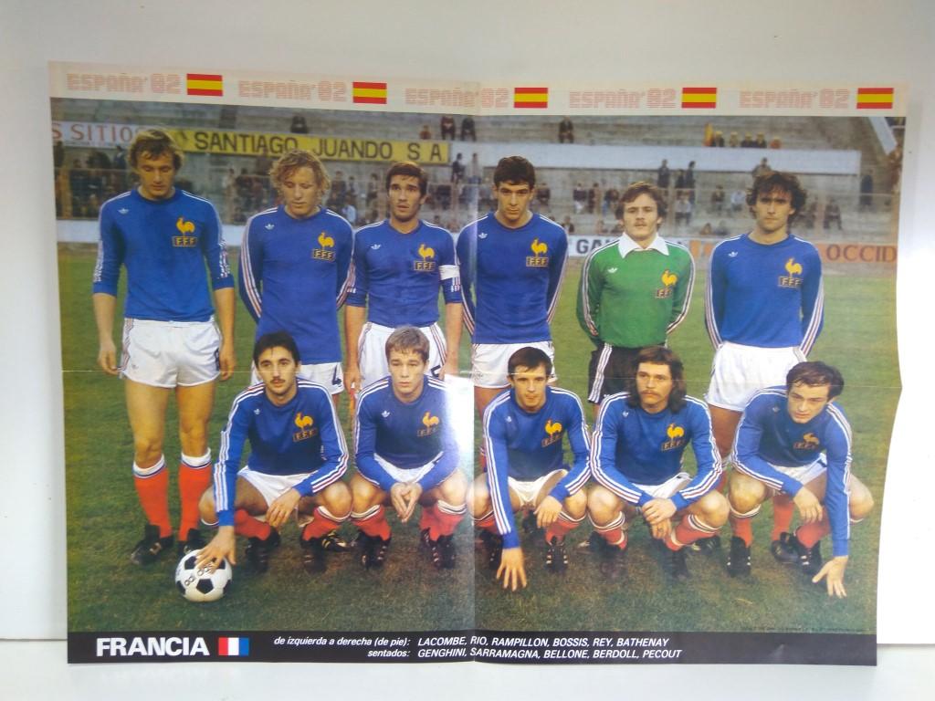 Poster Mundial 1982 numerado 09: Francia