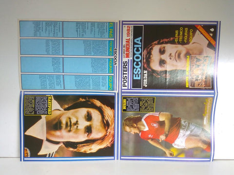 Poster Mundial 1982 numerado 06: Escocia