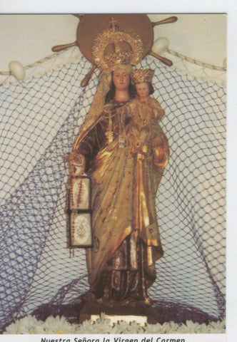 Postal 015395: Virgen Nuestra Señora la Virgen del Carmen