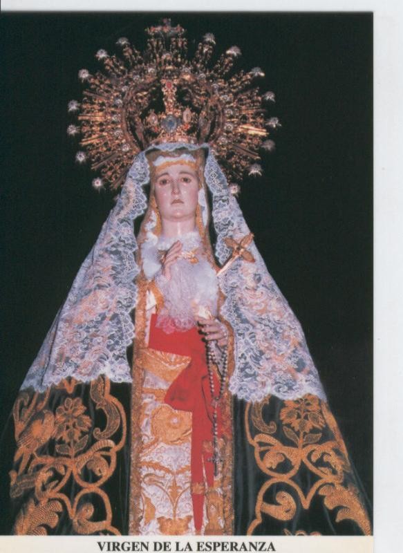 Postal 015444: Virgen de la Esperanza