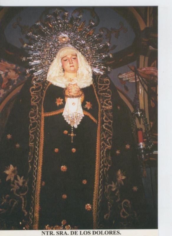 Postal 015454: Virgen Nuestra Señora de los Dolores
