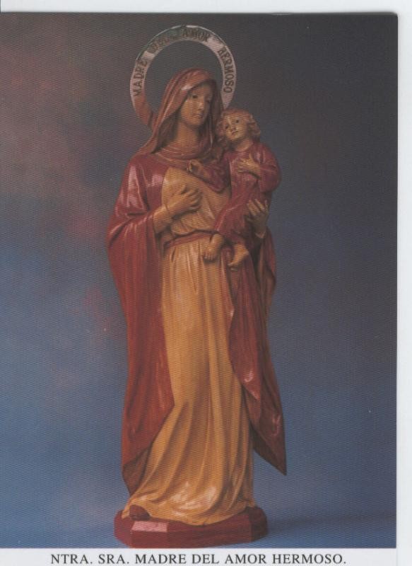 Postal 015456: Virgen Nuestra Señora Madre del Amor Hermoso