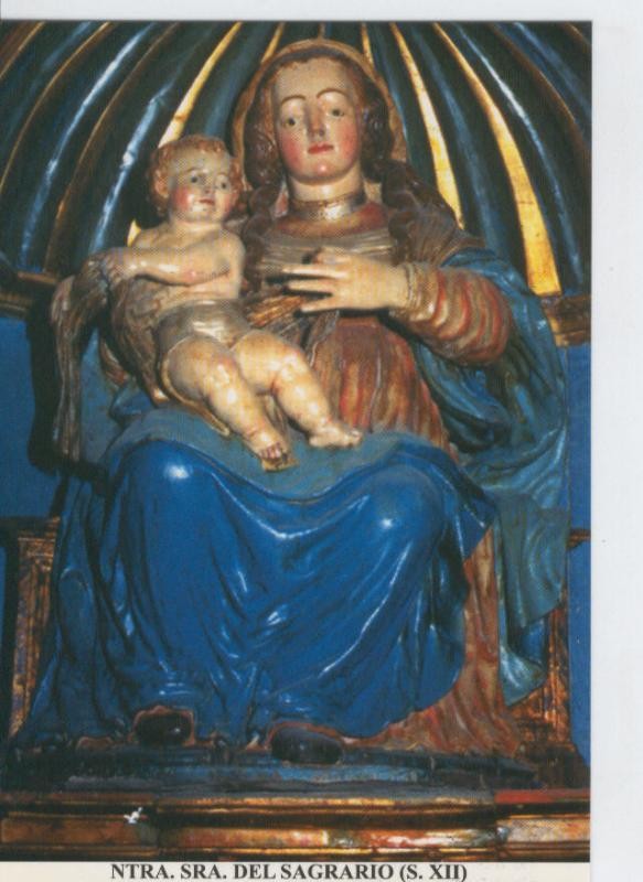 Postal 015458: Virgen Nuestra Señora del Sagrario