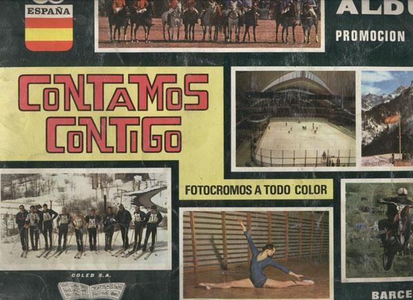 Cromos: Album Contamos contigo (album INCOMPLETO y algo fatigado)