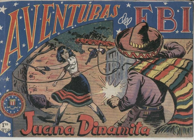 Aventuras del FBI original numero 040: Juana Dinamita (cubierta suelta)