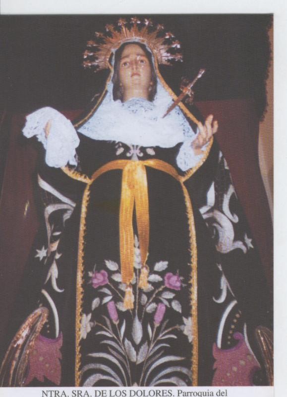 Postal 015484: Virgen Nuestra Señora de los Dolores
