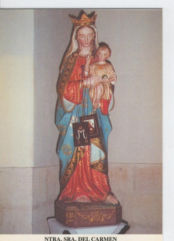 Postal 015489: Virgen Nuestra Señora del Carmen