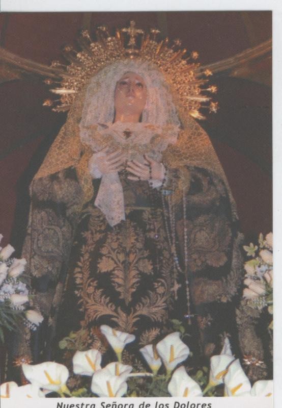 Postal 015508: Virgen Nuestra Señora de los Dolores