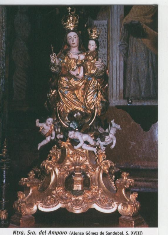 Postal 015524: Virgen Nuestra Señora del Amparo (Alonso Gomez de Sandobal)