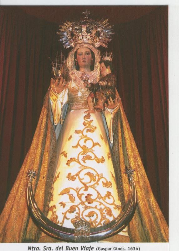 Postal 015528: Virgen Nuestra Señora del Buen Viaje (Gaspar Gines)